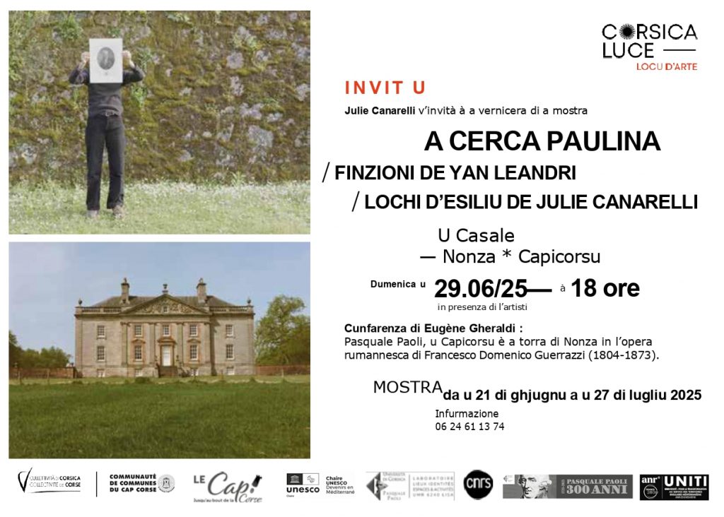 Invitation EXPO cerca Paulina-Corse Corsica Luce